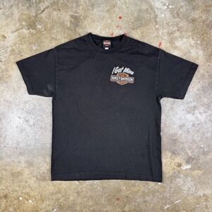 Harley Davidson Falcons Fury Conyers GA Mens Black T Shirt Size Large Moto Club